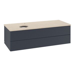 Wastafelonderkast Antao 1200x360x500mm Mid.Blue Matt Lacquer K22153HG