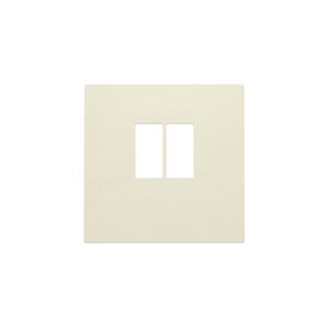 Afwerkingsset enkelvoudige luidsprekeraansl. cream