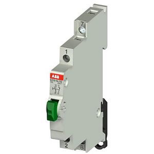 Drukknop kleur groen 16A 1M+1V