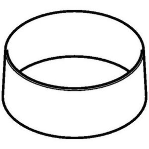 Polyethyleen (PE) rvs steunring Polyethyleen (PE) buizen en hulpstukken 56mm