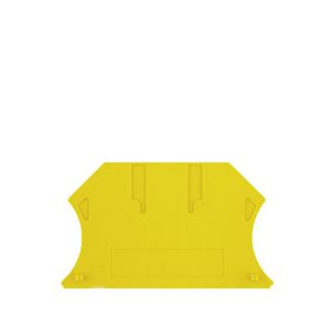 Afsluit- eindplaat geel h:56mm b:1.5mm V-0 Wemi VVE=50
