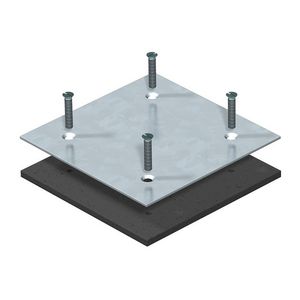 Blindplaat montageopening Telitank 100x100x3