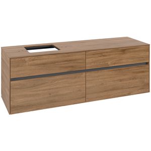 Wastafelonderkast Collaro 1600x548x500mm Oak.Kans C13500RH