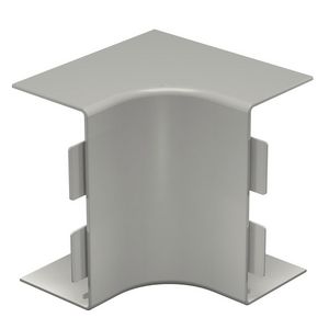 Binnenhoek 60x130mm polyvinylchlorid steengrijs VVE=2