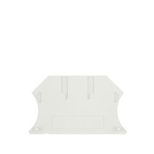 Afsluit- eindplaat grijs h:56mm b:1.5mm V-0 Wemid VVE=50