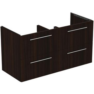 Wastafelmeubel I.LIFE-B 120cm 4x la coffee donker eiken