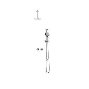Afbouwdeel regendouche IVY combiset Nexus 3 inbouwthermostaat chroom CSN3EXCRBDBB excl. inbouwbox