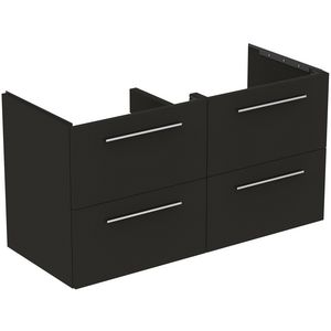 Wastafelmeubel I.LIFE-B 120cm 4x la mat carbon donkergrijs