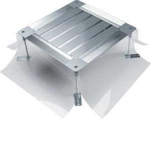 Universele vloerdoos z. bodempl. grootte 3 498x498x215-265mm