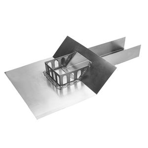 RHEINZINK walsblank kiezelbak  uitloop 80x60mm