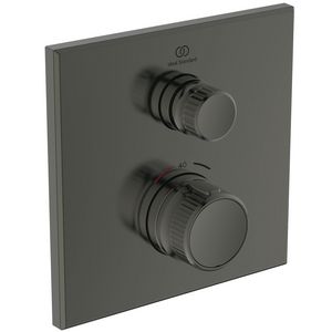 navigo douchetherm 1 functie vierkant opb.deel magnetic grey (grijs) A73