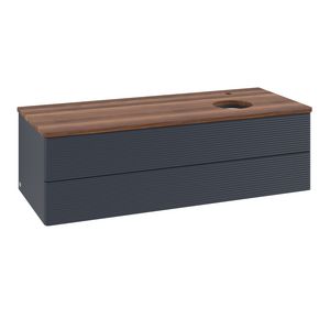 Wastafelonderkast Antao 1200x360x500mm Mid.Blue Matt Lacquer K23152HG
