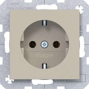 SCHUKO-wandcontactdoos schroef lift klemmen A.x/C.x sand mat