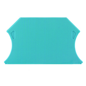 Afsluit- eindplaat blauw h:56mm b:1.5mm V-0 Wemid VVE=50