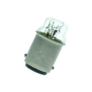 Neonlamp Ba15d T14X30 110V glas helder VVE=10