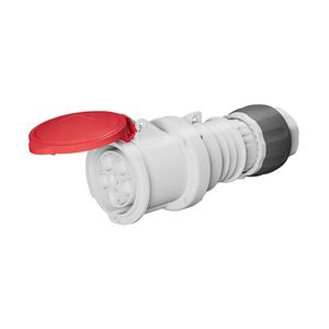 CEE KOPPELCONTACTSTOP 3P+N+A 63A 346-415V 50/60HZ-ROOD-6