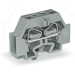 2-draads klem z. drukknop +klikvoetje grijs 262-311 VVE=50