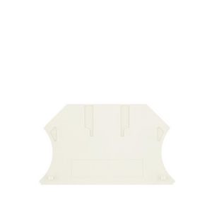 Afsluit- eindplaat wit h:56mm b:1.5mm V-0 Wemid VVE=50