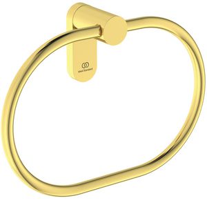 conca handdoekring rond brushed gold (mat goudkleurig) T4503A2