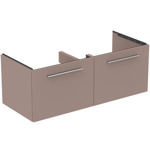 Wastafelmeubel I.LIFE-B 120cm 2x la mat lichtgrijs