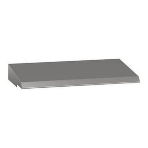 Regendak voor WM kast 304L RVS Scotch Brite 400x200mm
