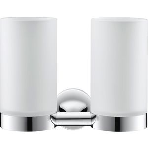 Starck T Glashouder doppelt Chroom 170x98x140mm