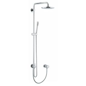 Rainshower modern douchesysteem chroom excl. kraan incl. hoofd-/handd.
