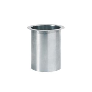 Zinken HWA tapeind/steekpijp vlak 70mm lengte 100mm bakgoot