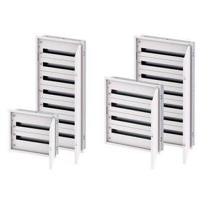 Flensplaat kabelinvoer blind wit