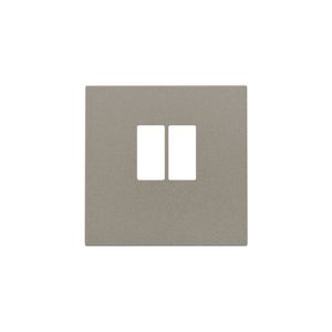 Afwerkingsset enkelvoudige luidsprekeraansl. bronze