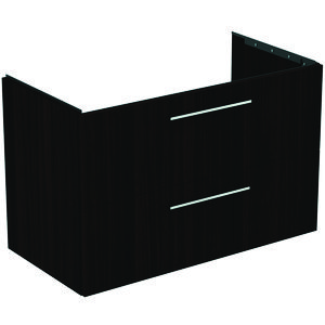 Wastafelmeubel I.LIFE-B 100cm 2x la coffee donker eiken