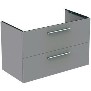 Wastafelmeubel I.LIFE-B 100cm 2x la mat lichtgrijs