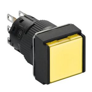 Drukknop Verlicht Verzonken terugv 16mm 12V 1 OC G VVE=5