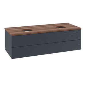 Wastafelonderkast Antao 1200x360x500mm Mid.Blue Matt Lacquer K24112HG