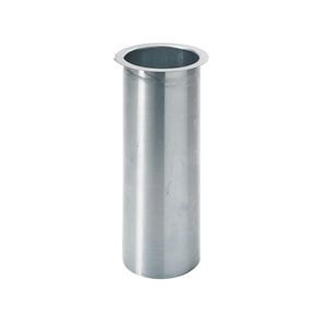 Zinken HWA tapeind/steekpijp vlak 100mm lengte 200mm bakgoot