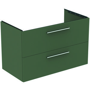 Wastafelmeubel I.LIFE-B 100cm 2x la mat quartz grijs