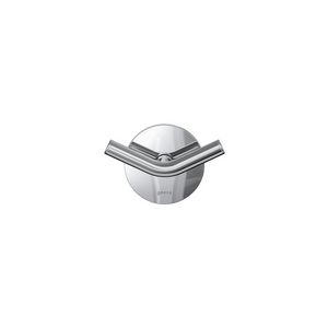 Handdoekhaak dubbel Chroom SUITE