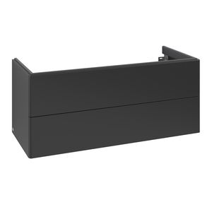 Wastafelonderkast Antao 1188x504x493mm Black Matt Lacquer K06000PD