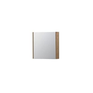 INK SPK1 Spiegelkast 1 dr Ash grey fineer 60x60