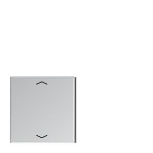 Tastafdekking LS pijl aluminium 4-voudig KNX
