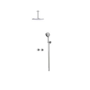 Afbouwdeel regendouche IVY combiset Nexus 3 inbouwthermostaat chroom CSN3EXCRBFBA excl. inbouwbox