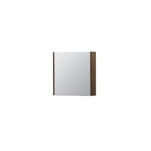 INK SPK1 Spiegelkast 1 dr Chocolate fineer 60x60