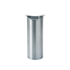 Zinken HWA tapeind/steekpijp ovaal 70mm lengte 200mm mastgoot