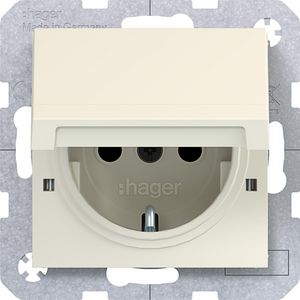 SCHUKO-wandcontactdoos vastzetbaar Safety Plus steekklemmen A.x/C.x shell mat