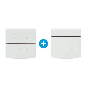 Duo Deal bestaande uit CO2 ruimtesensor 15RF + afstandsbediening 15RF