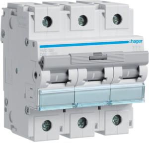 Installatieautomaat 3-polig 80A D-karakteristiek 15kA