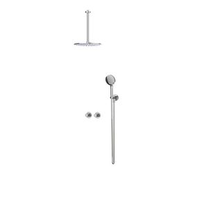 Afbouwdeel regendouche IVY combiset Nexus 3 inbouwthermostaat chroom CSN3EXCRBFCA excl. inbouwbox
