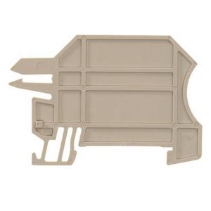Afsluit- eindplaatterminals d.beige h:65.5mm Wi VVE=20