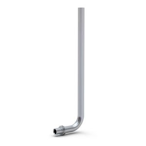L-aansluitgarnituur RAUTHERM RVS 17x15mm lengte 250mm VVE=10