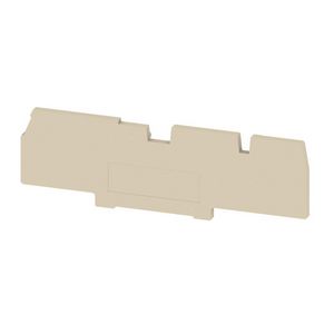 Afsluit- eindplaat (terminal) h:87mm b:2.5mm, VVE=50